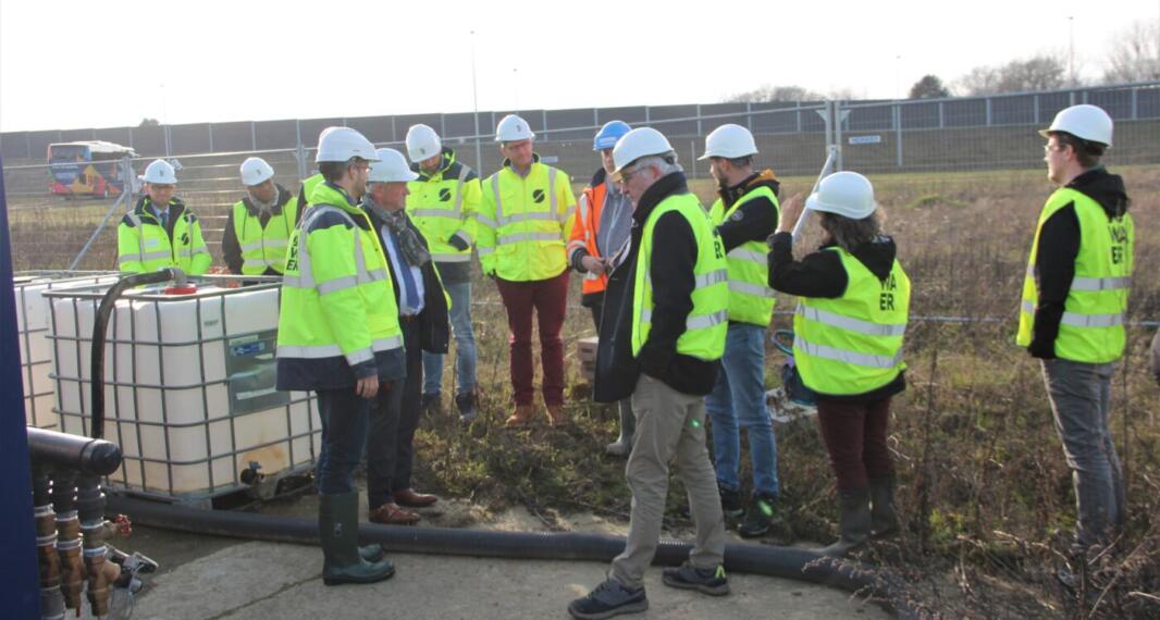 Visite des sites en cours d&rsquo;assainissement